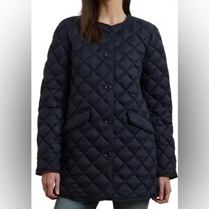 Ralph Lauren Quilted Navy Puffer Coat